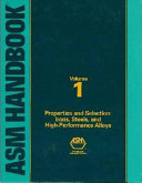 Metals handbook. irons, steels, and high-performance alloys / prepared under the direction of the ASM International Handbook Committee.