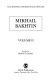 Mikhail Bakhtin / edited by Michael Gardiner.