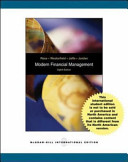 Modern financial management / Stephen A. Ross ... [et al.].