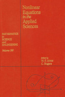 Nonlinear equations in the applied sciences / edited by W.F. Ames, C. Rogers.