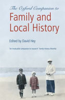 Oxford companion to family and local history / edited by David Hey.