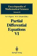 Partial differential equations Yu. V. Egorov, M.A. Shubin (eds.).