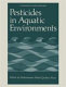 Pesticides in aquatic environments.