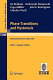 Phase transitions and hysteresis lectures given at the 3rd session of the Centro Internazionale Matematico Estivo (C.I.M.E.) held in Montecatini Terme, Italy, July 13-21, 1993 / M. Brokate ... [et al.] ; editor, A. Vistini [i.e. A. Visintin].