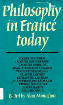 Philosophy in France today / edited by Alan Montefiore.