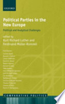Political parties in the new Europe : political and analytical challenges / edited by Kurt Richard Luther and Fredinand Muller-Rommel.