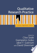 Qualitative research practice edited by Clive Seale ... [et al.].