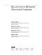 Quantitative business analysis casebook / Samuel E. Bodily ... (et al.).