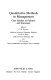 Quantitative methods in management : case studies of failures and successes / edited by C.B. Tilanus, O.B. de Gans and J.K. Lenstra.