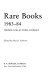 Rare books 1983-84 : trends, collections, sources / edited by Alice D. Schreyer.