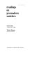 Readings on premodern societies / (edited by) Victor Lidz, Talcott Parsons.