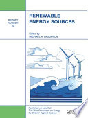 Renewable energy sources / edited by Michael A. Laughton.