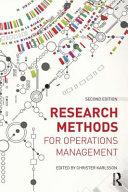 Research methods for operations management / edited by Christer Karlsson.