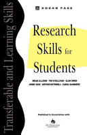Research skills for students / series editors Anne Hilton and Sue Robinson.