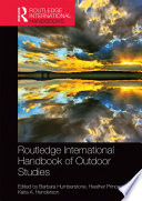 Routledge international handbook of outdoor studies edited by Barbara Humberstone, Heather Prince, Karla A. Henderson.