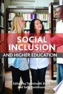 Social inclusion and higher education edited by Tehmina N. Basit and Sally Tomlinson.
