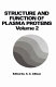 Structure and function of plasma proteins / edited by A.C. Allison.