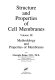 Structure and properties of cell membranes editor, Gheorghe Benga.