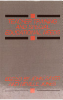 Teacher training and special educational needs / edited by John Sayer and Neville Jones.