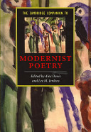 The Cambridge companion to modernist poetry / edited by Alex Davis, Lee M. Jenkins.