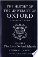 The History of the University of Oxford / general editor, T.H. Aston