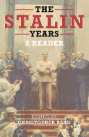 The Stalin years : a reader / edited by Christopher Read.