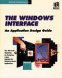 The Windows interface : an application design guide.