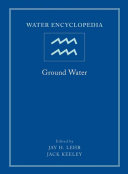Water encyclopedia. edited by Jay Lehr and Jack Keeley.