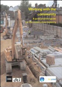 Working with the community : a good practice guide for the construction industry / Mindy Hadi ... [et al.].