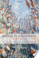 What is a nation? : Europe 1789-1914 / edited by Timothy Baycroft and Mark Hewitson.