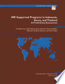 IMF-supported programs in Indonesia, Korea, and Thailand : a preliminary assessment / Timothy Lane ... [et al.].
