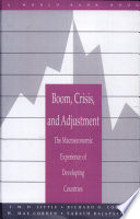 Boom, crisis, and adjustment : the macroeconomic experience of developing countries / I.M.D. Little ... (et al.).