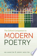 The Oxford companion to modern poetry / first edition edited by Ian Hamilton.