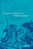Literature and dissent in Milton's England / Sharon Achinstein.