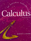 Calculus of several variables / Robert A. Adams.