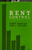 Rent control / Robert Albon and David C. Stafford.