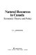 Natural resources in Canada : economic theory and policy / F.J. Anderson.