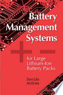 Battery management systems for large lithium-ion battery packs Davide Andrea.