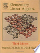 Elementary linear algebra / Stephen Andrilli, David Hecker.