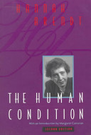 The human condition / by Hannah Arendt.