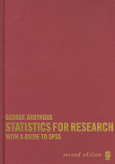 Statistics for research : with a guide to SPSS / George Argyrous.