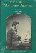 The letters of Matthew Arnold / edited by Cecil Y. Lang