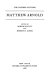 Matthew Arnold / edited by Miriam Allott and Robert H. Super.
