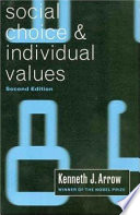 Social choice and individual values / Kenneth J. Arrow.