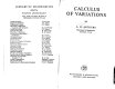 Calculus of variations / by A.M. Arthurs.