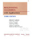 Beginning algebra with applications / Richard N. Aufmann, Vernon C. Barker, Joanne S. Lockwood.
