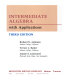 Intermediate algebra, with applications / Richard N. Aufmann, Vernon C. Barker, Joanne S. Lockwood.
