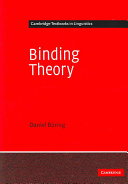 Binding theory / Daniel Büring.