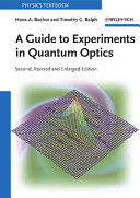 A guide to experiments in quantum optics.