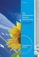The entrepreneur's guide to business law / Constance E. Bagley, Craig E. Dauchy.